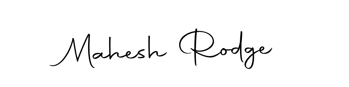 How to make Mahesh Rodge name signature. Use Autography-DOLnW style for creating short signs online. This is the latest handwritten sign. Mahesh Rodge signature style 10 images and pictures png