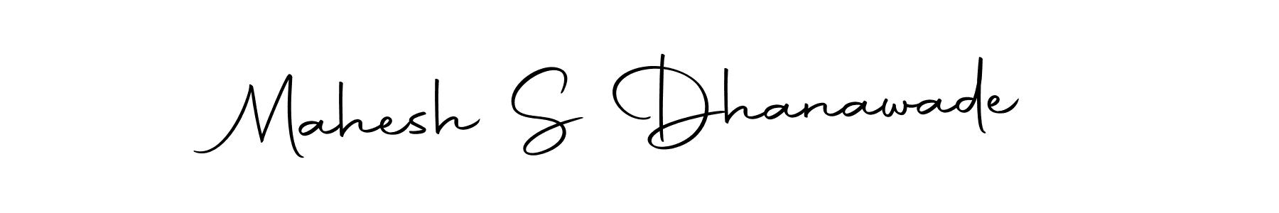 Make a beautiful signature design for name Mahesh S Dhanawade. Use this online signature maker to create a handwritten signature for free. Mahesh S Dhanawade signature style 10 images and pictures png