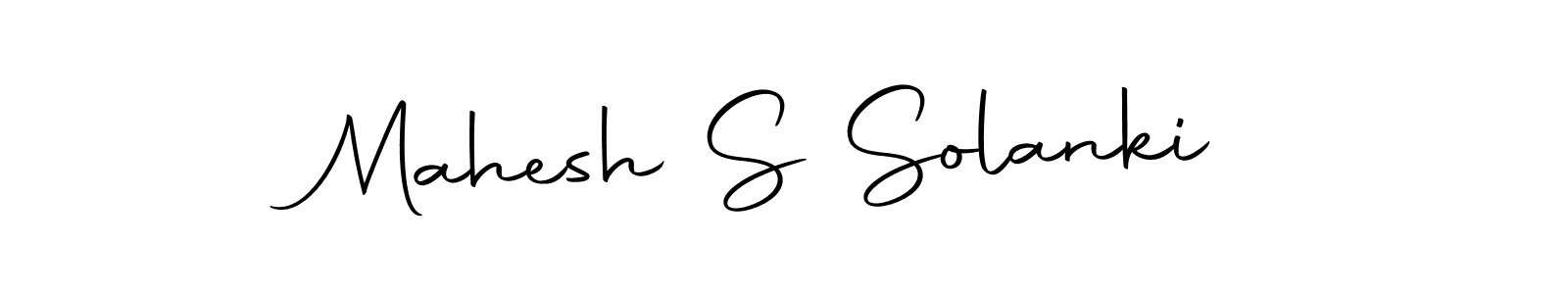 Make a short Mahesh S Solanki signature style. Manage your documents anywhere anytime using Autography-DOLnW. Create and add eSignatures, submit forms, share and send files easily. Mahesh S Solanki signature style 10 images and pictures png