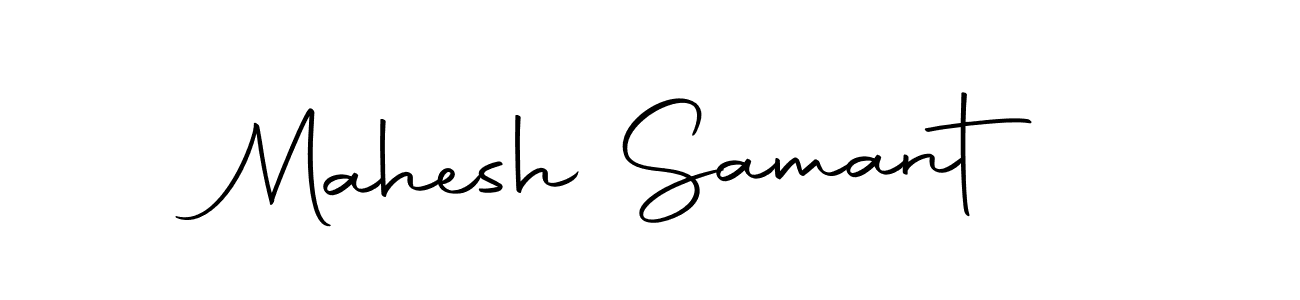 How to make Mahesh Samant name signature. Use Autography-DOLnW style for creating short signs online. This is the latest handwritten sign. Mahesh Samant signature style 10 images and pictures png