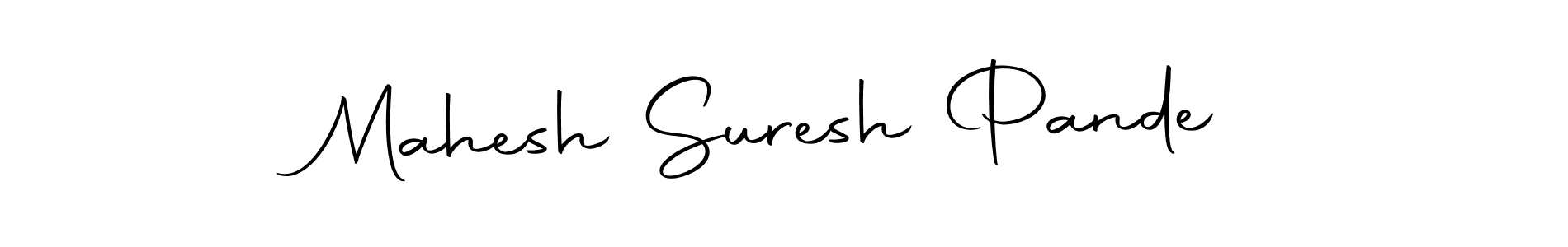 Design your own signature with our free online signature maker. With this signature software, you can create a handwritten (Autography-DOLnW) signature for name Mahesh Suresh Pande. Mahesh Suresh Pande signature style 10 images and pictures png