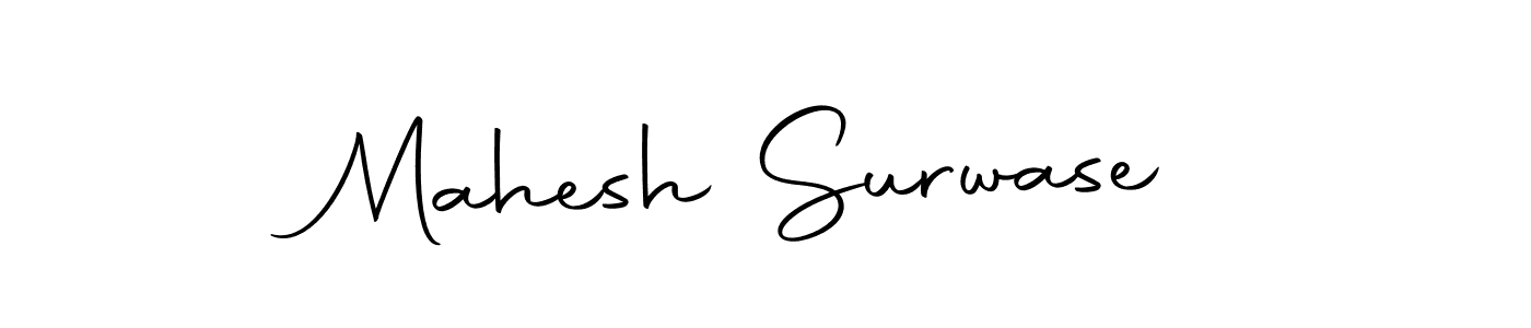 Create a beautiful signature design for name Mahesh Surwase. With this signature (Autography-DOLnW) fonts, you can make a handwritten signature for free. Mahesh Surwase signature style 10 images and pictures png