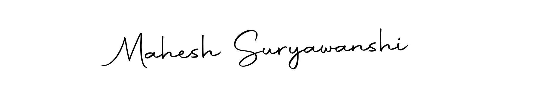 Design your own signature with our free online signature maker. With this signature software, you can create a handwritten (Autography-DOLnW) signature for name Mahesh Suryawanshi. Mahesh Suryawanshi signature style 10 images and pictures png