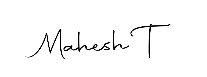 Make a beautiful signature design for name Mahesh T. With this signature (Autography-DOLnW) style, you can create a handwritten signature for free. Mahesh T signature style 10 images and pictures png