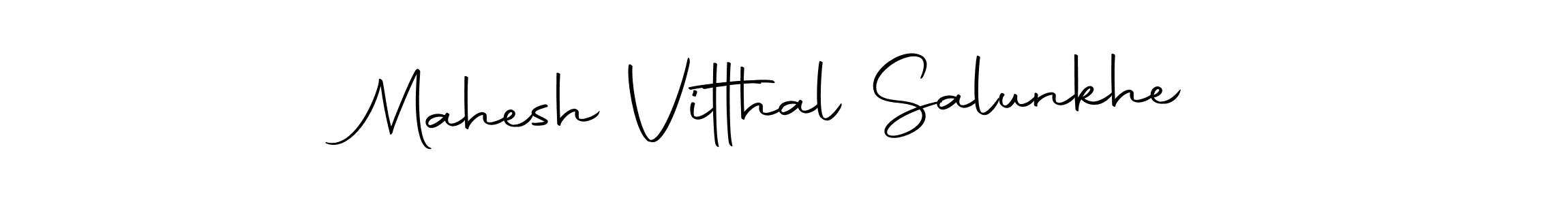 Design your own signature with our free online signature maker. With this signature software, you can create a handwritten (Autography-DOLnW) signature for name Mahesh Vitthal Salunkhe. Mahesh Vitthal Salunkhe signature style 10 images and pictures png