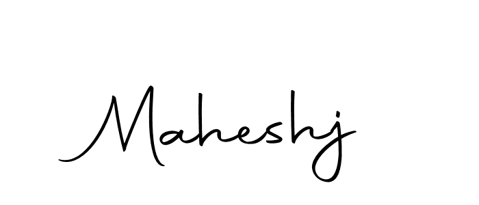 Design your own signature with our free online signature maker. With this signature software, you can create a handwritten (Autography-DOLnW) signature for name Maheshj. Maheshj signature style 10 images and pictures png