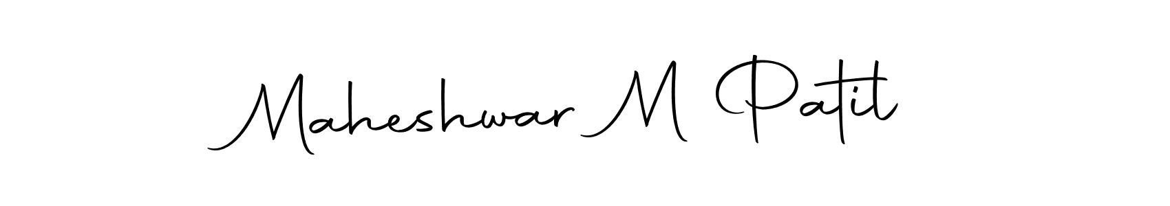 Also we have Maheshwar M Patil name is the best signature style. Create professional handwritten signature collection using Autography-DOLnW autograph style. Maheshwar M Patil signature style 10 images and pictures png