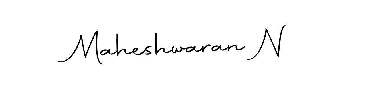 It looks lik you need a new signature style for name Maheshwaran N. Design unique handwritten (Autography-DOLnW) signature with our free signature maker in just a few clicks. Maheshwaran N signature style 10 images and pictures png