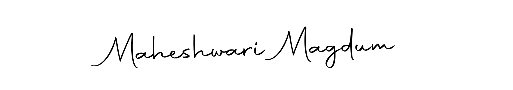 You can use this online signature creator to create a handwritten signature for the name Maheshwari Magdum. This is the best online autograph maker. Maheshwari Magdum signature style 10 images and pictures png