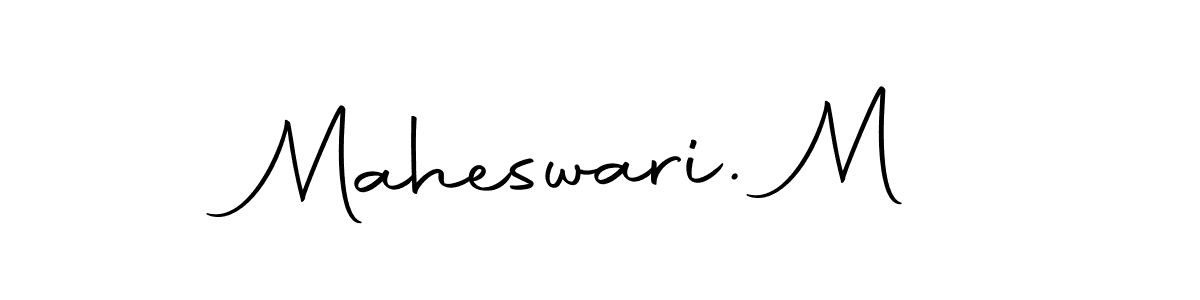 The best way (Autography-DOLnW) to make a short signature is to pick only two or three words in your name. The name Maheswari. M include a total of six letters. For converting this name. Maheswari. M signature style 10 images and pictures png