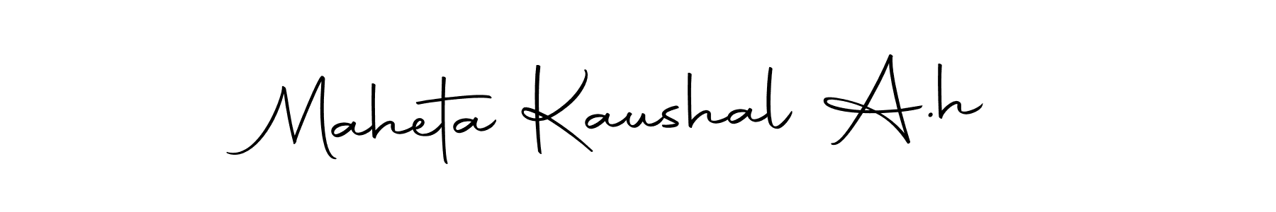 This is the best signature style for the Maheta Kaushal A.h name. Also you like these signature font (Autography-DOLnW). Mix name signature. Maheta Kaushal A.h signature style 10 images and pictures png