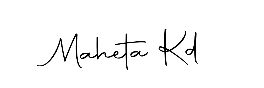 How to make Maheta Kd signature? Autography-DOLnW is a professional autograph style. Create handwritten signature for Maheta Kd name. Maheta Kd signature style 10 images and pictures png