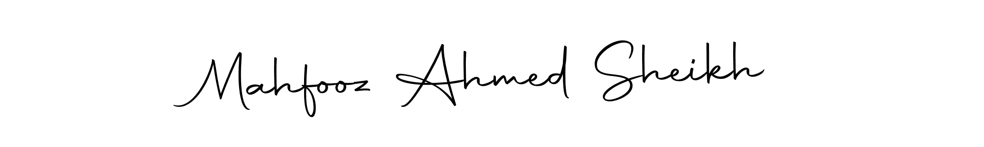 Design your own signature with our free online signature maker. With this signature software, you can create a handwritten (Autography-DOLnW) signature for name Mahfooz Ahmed Sheikh. Mahfooz Ahmed Sheikh signature style 10 images and pictures png