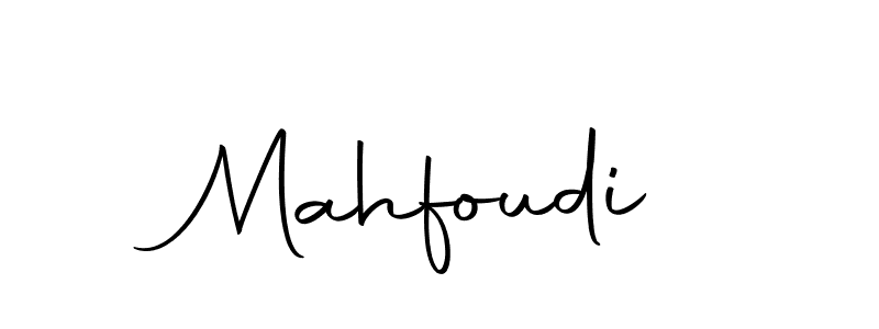 Design your own signature with our free online signature maker. With this signature software, you can create a handwritten (Autography-DOLnW) signature for name Mahfoudi. Mahfoudi signature style 10 images and pictures png