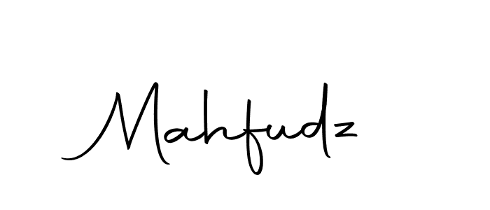 Design your own signature with our free online signature maker. With this signature software, you can create a handwritten (Autography-DOLnW) signature for name Mahfudz. Mahfudz signature style 10 images and pictures png