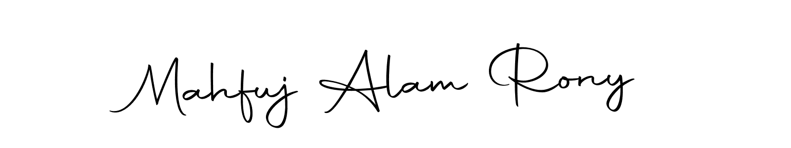 Make a beautiful signature design for name Mahfuj Alam Rony. With this signature (Autography-DOLnW) style, you can create a handwritten signature for free. Mahfuj Alam Rony signature style 10 images and pictures png