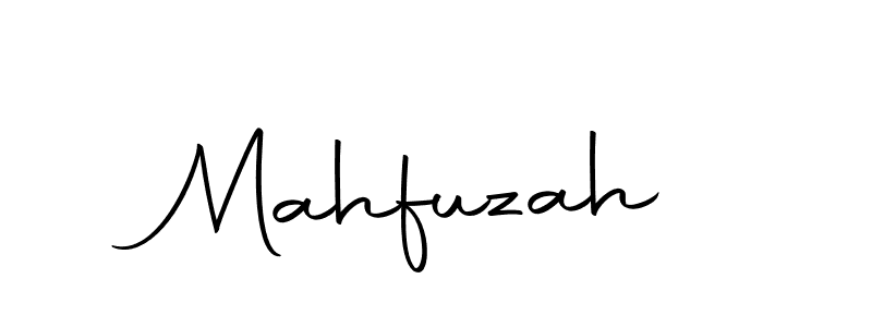 Use a signature maker to create a handwritten signature online. With this signature software, you can design (Autography-DOLnW) your own signature for name Mahfuzah. Mahfuzah signature style 10 images and pictures png