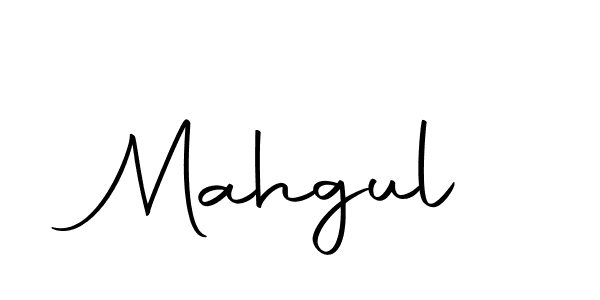 Use a signature maker to create a handwritten signature online. With this signature software, you can design (Autography-DOLnW) your own signature for name Mahgul. Mahgul signature style 10 images and pictures png