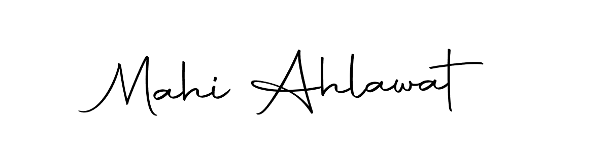 Similarly Autography-DOLnW is the best handwritten signature design. Signature creator online .You can use it as an online autograph creator for name Mahi Ahlawat. Mahi Ahlawat signature style 10 images and pictures png