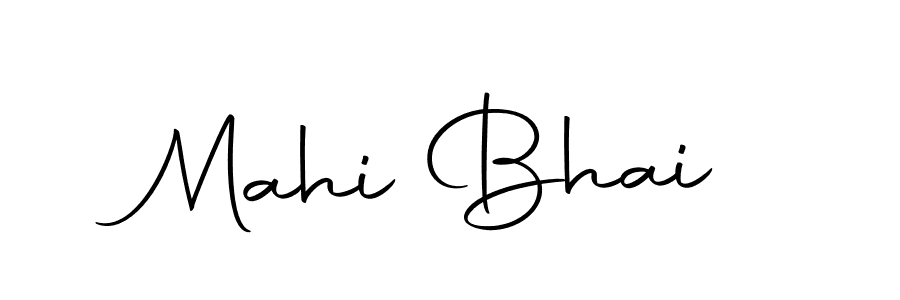 Design your own signature with our free online signature maker. With this signature software, you can create a handwritten (Autography-DOLnW) signature for name Mahi Bhai. Mahi Bhai signature style 10 images and pictures png