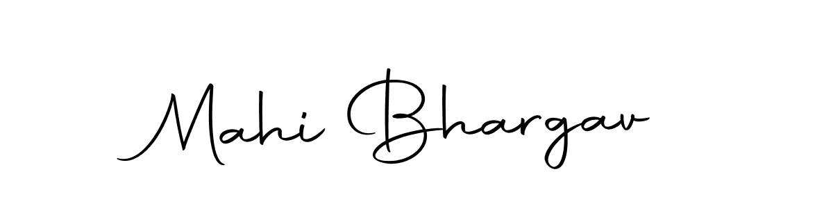 How to make Mahi Bhargav name signature. Use Autography-DOLnW style for creating short signs online. This is the latest handwritten sign. Mahi Bhargav signature style 10 images and pictures png