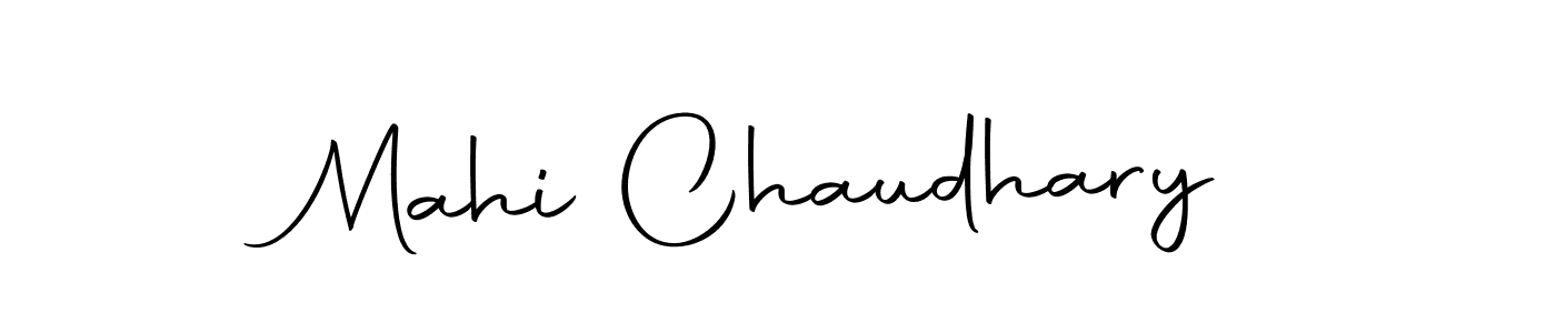 Create a beautiful signature design for name Mahi Chaudhary. With this signature (Autography-DOLnW) fonts, you can make a handwritten signature for free. Mahi Chaudhary signature style 10 images and pictures png