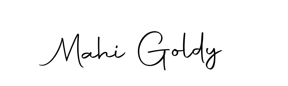 How to make Mahi Goldy signature? Autography-DOLnW is a professional autograph style. Create handwritten signature for Mahi Goldy name. Mahi Goldy signature style 10 images and pictures png