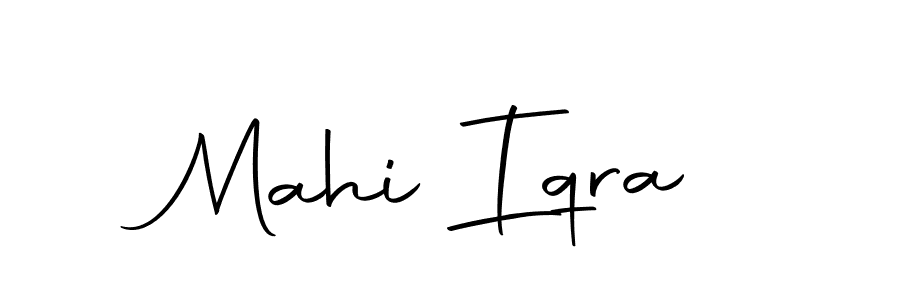 Similarly Autography-DOLnW is the best handwritten signature design. Signature creator online .You can use it as an online autograph creator for name Mahi Iqra. Mahi Iqra signature style 10 images and pictures png