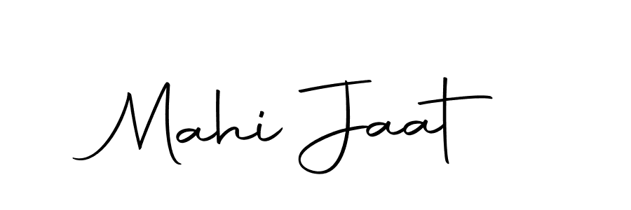 Use a signature maker to create a handwritten signature online. With this signature software, you can design (Autography-DOLnW) your own signature for name Mahi Jaat. Mahi Jaat signature style 10 images and pictures png