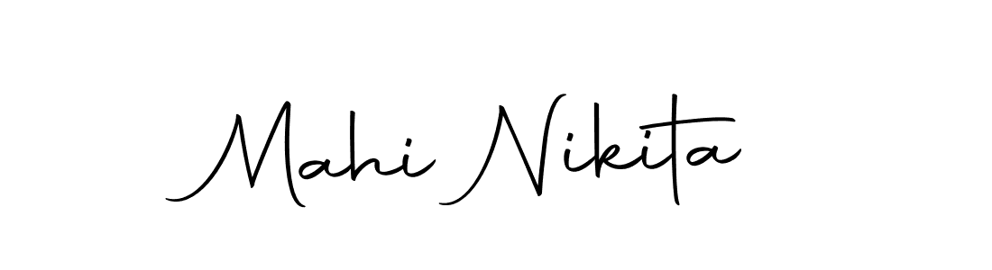 How to make Mahi Nikita signature? Autography-DOLnW is a professional autograph style. Create handwritten signature for Mahi Nikita name. Mahi Nikita signature style 10 images and pictures png