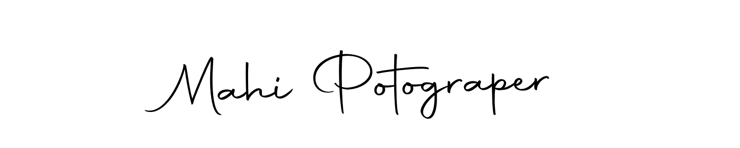 You should practise on your own different ways (Autography-DOLnW) to write your name (Mahi Potograper) in signature. don't let someone else do it for you. Mahi Potograper signature style 10 images and pictures png
