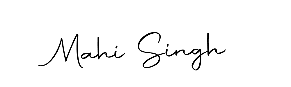 Use a signature maker to create a handwritten signature online. With this signature software, you can design (Autography-DOLnW) your own signature for name Mahi Singh. Mahi Singh signature style 10 images and pictures png