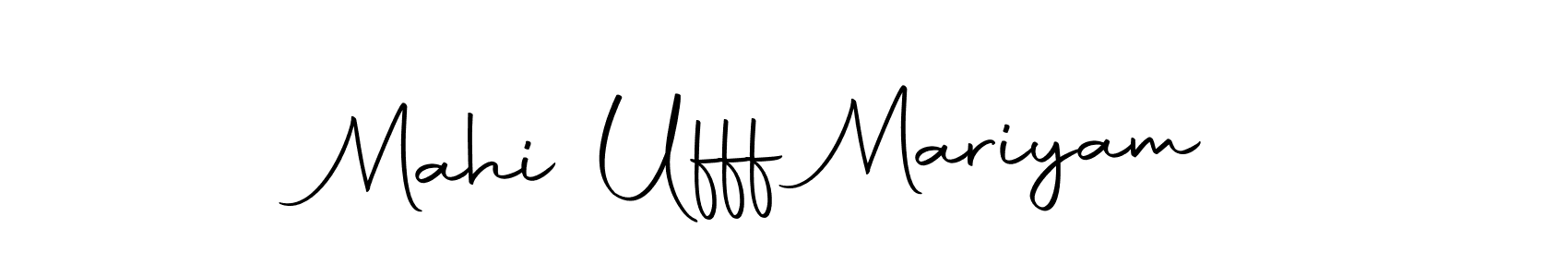 The best way (Autography-DOLnW) to make a short signature is to pick only two or three words in your name. The name Mahi Ufff Mariyam include a total of six letters. For converting this name. Mahi Ufff Mariyam signature style 10 images and pictures png