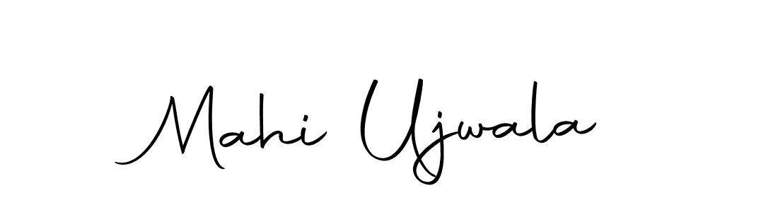 Here are the top 10 professional signature styles for the name Mahi Ujwala. These are the best autograph styles you can use for your name. Mahi Ujwala signature style 10 images and pictures png