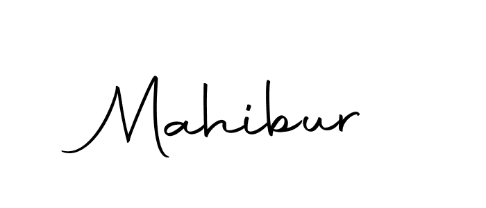 How to make Mahibur name signature. Use Autography-DOLnW style for creating short signs online. This is the latest handwritten sign. Mahibur signature style 10 images and pictures png