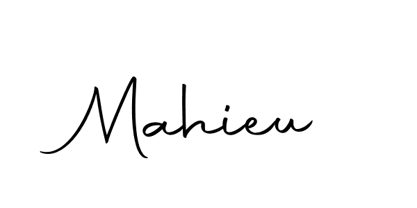 Make a beautiful signature design for name Mahieu. Use this online signature maker to create a handwritten signature for free. Mahieu signature style 10 images and pictures png