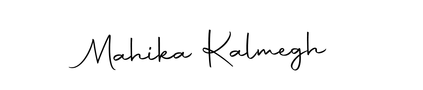 if you are searching for the best signature style for your name Mahika Kalmegh. so please give up your signature search. here we have designed multiple signature styles  using Autography-DOLnW. Mahika Kalmegh signature style 10 images and pictures png