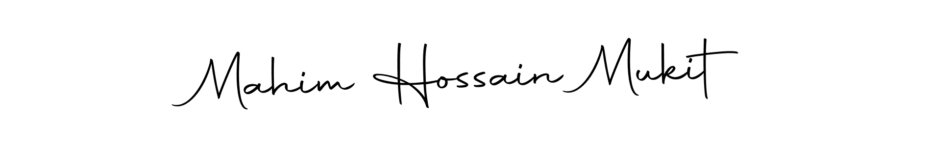 This is the best signature style for the Mahim Hossain Mukit name. Also you like these signature font (Autography-DOLnW). Mix name signature. Mahim Hossain Mukit signature style 10 images and pictures png