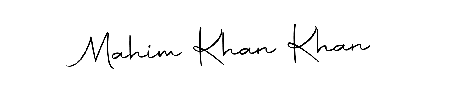 Make a short Mahim Khan Khan signature style. Manage your documents anywhere anytime using Autography-DOLnW. Create and add eSignatures, submit forms, share and send files easily. Mahim Khan Khan signature style 10 images and pictures png