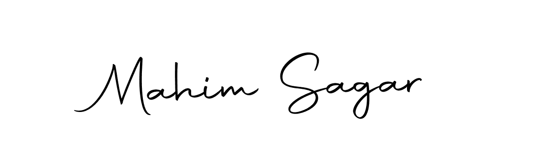 Use a signature maker to create a handwritten signature online. With this signature software, you can design (Autography-DOLnW) your own signature for name Mahim Sagar. Mahim Sagar signature style 10 images and pictures png