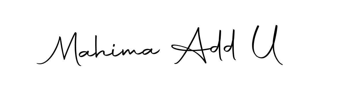 Autography-DOLnW is a professional signature style that is perfect for those who want to add a touch of class to their signature. It is also a great choice for those who want to make their signature more unique. Get Mahima Add U name to fancy signature for free. Mahima Add U signature style 10 images and pictures png