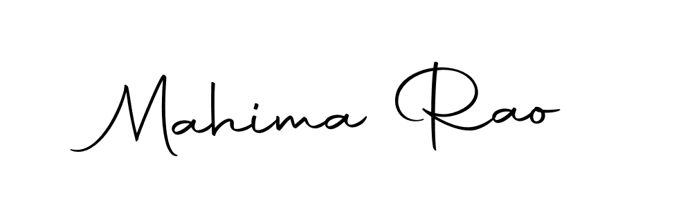Make a beautiful signature design for name Mahima Rao. With this signature (Autography-DOLnW) style, you can create a handwritten signature for free. Mahima Rao signature style 10 images and pictures png