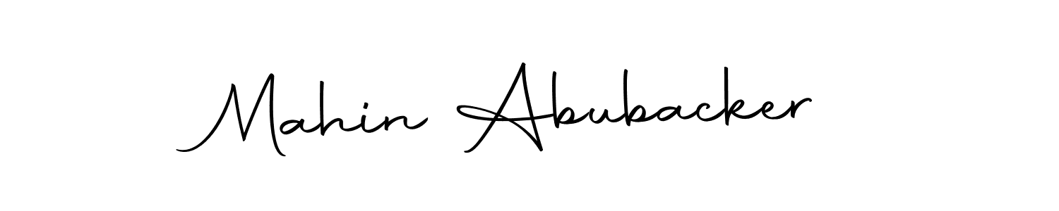if you are searching for the best signature style for your name Mahin Abubacker. so please give up your signature search. here we have designed multiple signature styles  using Autography-DOLnW. Mahin Abubacker signature style 10 images and pictures png