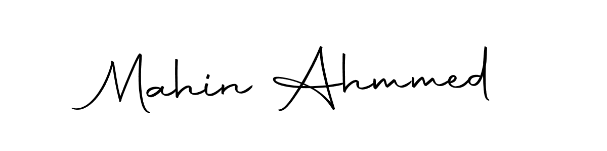 Make a beautiful signature design for name Mahin Ahmmed. With this signature (Autography-DOLnW) style, you can create a handwritten signature for free. Mahin Ahmmed signature style 10 images and pictures png