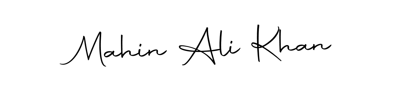 Use a signature maker to create a handwritten signature online. With this signature software, you can design (Autography-DOLnW) your own signature for name Mahin Ali Khan. Mahin Ali Khan signature style 10 images and pictures png