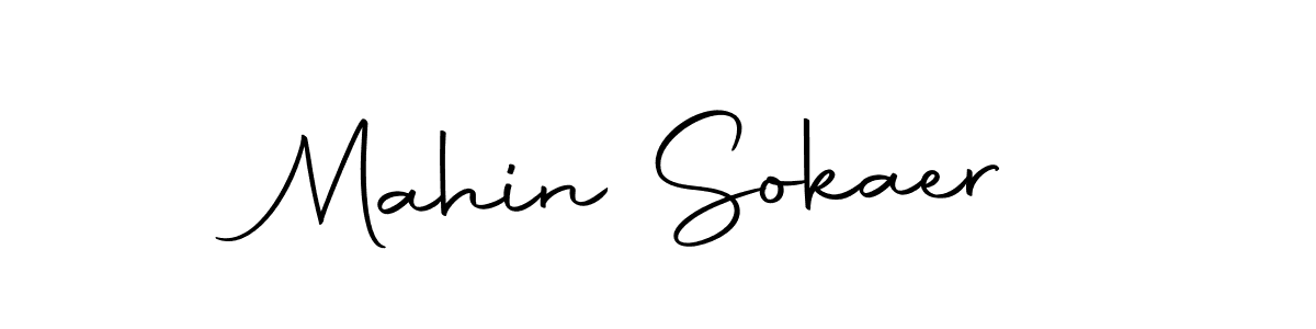 The best way (Autography-DOLnW) to make a short signature is to pick only two or three words in your name. The name Mahin Sokaer include a total of six letters. For converting this name. Mahin Sokaer signature style 10 images and pictures png