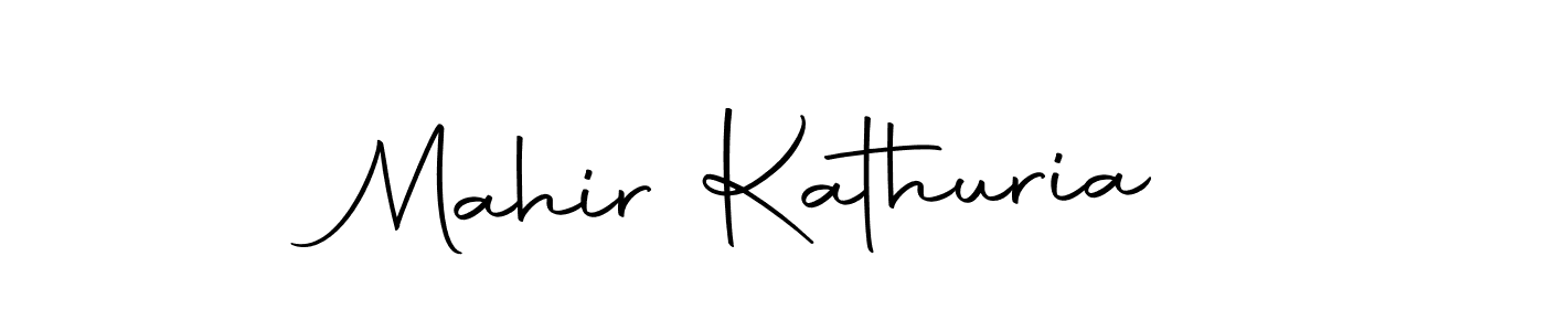 Make a beautiful signature design for name Mahir Kathuria. Use this online signature maker to create a handwritten signature for free. Mahir Kathuria signature style 10 images and pictures png