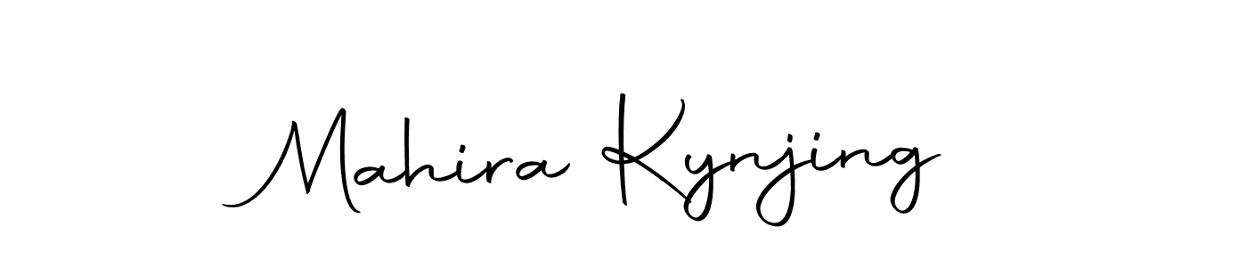 Autography-DOLnW is a professional signature style that is perfect for those who want to add a touch of class to their signature. It is also a great choice for those who want to make their signature more unique. Get Mahira Kynjing name to fancy signature for free. Mahira Kynjing signature style 10 images and pictures png