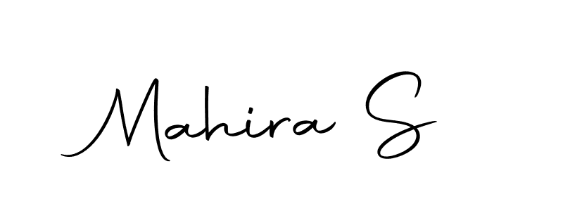 The best way (Autography-DOLnW) to make a short signature is to pick only two or three words in your name. The name Mahira S include a total of six letters. For converting this name. Mahira S signature style 10 images and pictures png