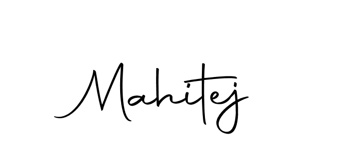 The best way (Autography-DOLnW) to make a short signature is to pick only two or three words in your name. The name Mahitej include a total of six letters. For converting this name. Mahitej signature style 10 images and pictures png